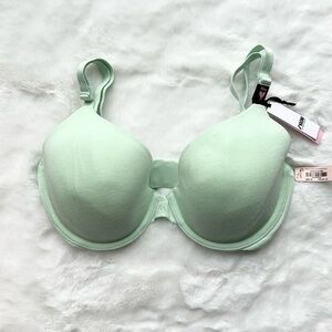 NWT Victorias Secret Naomi Forever Demi Bra Mint Green size 32DD